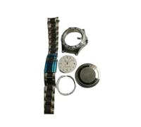 ZONABSQQ Esfera del reloj: aproximadamente 13,3 mm de grosor, 40 mm, ancho de asa DIN de escala de dial de 20 mm, las agujas son luminosas en verde, aplicables for 8200, 8215