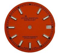 ZONABSQQ Esfera del reloj de 28,5 mm con esfera con tachuelas Sunburst Luminiscencia literalmente verde adaptada al movimiento NH35.(9)