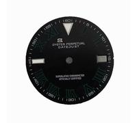 ZONABSQQ Esfera del reloj de 28,5 mm con esfera laminar azul hielo, compatible con NH35/NH36(1)