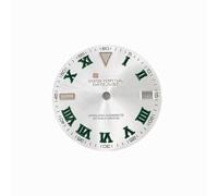 ZONABSQQ Esfera del reloj de 28,5 mm con esfera laminar azul hielo, compatible con NH35/NH36(6)