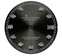 ZONABSQQ Esfera del reloj Diámetro de la esfera 28,5 mm Adecuado for piezas de reloj de reparación de movimiento NH35/NH36