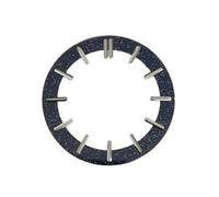 ZONABSQQ Esfera luminosa verde de 31,8 mm for movimiento NH70, esferas redondas, accesorios modificados.(Blue Starry)