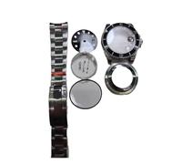 ZONABSQQ Esferas de reloj, conjuntos de correas y esferas for cajas de 40 mm y calibres 8200, 8215, T16, 2813 y 8205, accesorios for relojes(Black 1)