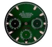 ZONABSQQ Esferas de reloj Esferas de reloj y accesorios for esfera multifunción modificada con luminiscencia verde adaptada al calibre VK63(11)