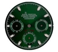 ZONABSQQ Esferas de reloj Esferas de reloj y accesorios for esfera multifunción modificada con luminiscencia verde adaptada al calibre VK63(10)