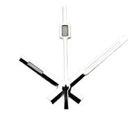 ZONABSQQ Manecillas luminosas verdes for reloj, accesorios de corrección, piezas de repuesto for movimiento NH35/NH36/4R35/4R36(Sliver1)