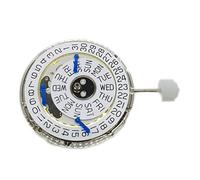 ZONABSQQ Piezas de reparación de relojes 2350 Movimiento mecánico automático de doble calendario de 6 pines 6/9/12 Accesorios for relojes