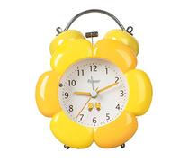 ZONABSQQ Reloj despertador analógico, funciona con pilas, con retroiluminación de esfera estereoscópica, para personas que duermen profundamente, reloj de regalo, compañero de despertador en forma de