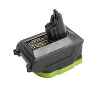 ZONADAH Adaptador V6 para batería Ryobi de 18 V convertido para reemplazar compatible con la batería Dyson V6, funciona para barredora de aspiradora Dyson serie V6 (solo adaptador)