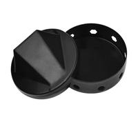 ZONADAH Caja para ahumar, 7,6 x 4 cm, quemador de barbacoa al aire libre con tapa, caja para ahumar virutas de madera, cuenco para ahumar carne, cuenco para ahumar barbacoa de carbón vegetal y gas