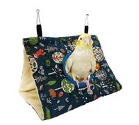 ZONADAH Cálido nido de pájaro para invierno, cama para pájaros, 23 x 15 x 18, caseta para pájaros, escondite para jaula, hamaca colgante, cama para dormir, tienda de campaña para loros, periquitos,