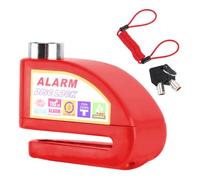 ZONADAH Candado de Freno de Disco con Alarma para Motocicleta, 130 dB, candado de Disco para Motocicleta con Cable recordatorio, candados de Disco de Alta Seguridad, para Bicicleta, Motocross
