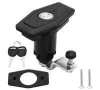 ZONADAH Cerradura de puerta emergente para compartimento de autocaravana, tipo estrecho, cerradura en T con pestillo extensible, tensor para maletero de yates, llave incluida, cerradura para barcos