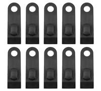 ZONADAH Juego de 10 clips para tienda de campaña, resistentes clips de lona para toldos, juego de clips de lona para tienda de campaña, lona, barco, cubierta de piscina, camping al aire libre