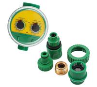 ZONADAH Temporizador de agua, controlador de sistema de riego de jardín, manguera, grifo, temporizador, ordenador, impermeable, multifunción, electrónico, control automático digital para jardín,