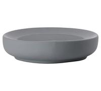 Zone Denmark 331208 bandeja para jabón Gris - Bandejas para jabón (Gris, Porcelana, Alrededor, Baño, 12 cm, 30 mm)