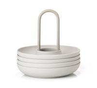 Zone Denmark 4 Hueveras con soporte Singles Warm Grey