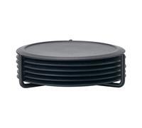 Zone Denmark 6 Posavasos con soporte Singles Black