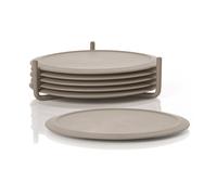Zone Denmark 6 Posavasos con soporte Singles Taupe