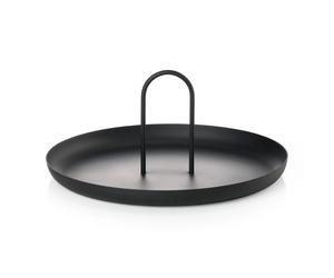 Zone Denmark Bandeja con asa Singles Ø20 cm Black