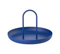 Zone Denmark Bandeja con asa Singles Ø20 cm Indigo Blue