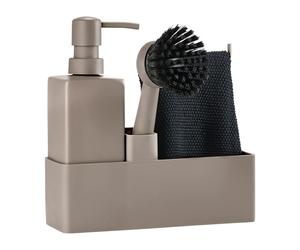Zone Denmark Caja organizadora fregadero con bayeta Zone Denmark Taupe