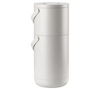 ZONE DENMARK Cubo de basura Circular, 31,5 x 65,5 cm, 22+12 litros, gris cálido