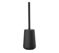 Zone Denmark Nova One - Escobilla de Inodoro de cerámica, con Soporte para Cepillo, Revestimiento Suave, diámetro 10,3 cm, Altura 37 cm, Color Negro
