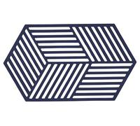 Zone Denmark Hexagon - Salvamanteles (24 x 14 x 0,9 cm), diseño de Medianoche