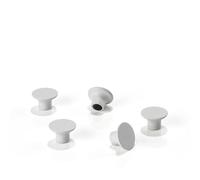 Zone Denmark Imánes A-Magnet Soft grey. set de 5