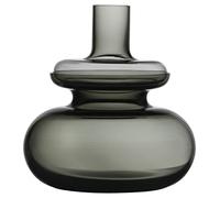 ZONE DENMARK Inu Jarrón, 23 x 25 cm, Gris Ceniza