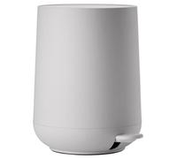 Zone Denmark Nova - Cubo de basura para baño (diámetro: 23 cm, altura: 29 cm, 5 L), color gris