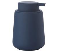 Zone Denmark Nova One - Dispensador de jabón para baño (cerámica, 8 cm de diámetro, 11,5 cm, Capacidad 250 ml), Color Azul