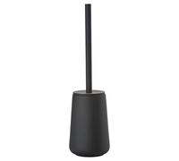 Zone Denmark Nova One - Escobilla de Inodoro de cerámica, con Soporte para Cepillo, Revestimiento Suave, diámetro 10,3 cm, Altura 37 cm, Color Negro