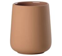 Zone Denmark Nova One - Vaso para cepillo de dientes (cerámica, revestimiento suave al tacto, diámetro: 8 cm, altura: 10 cm), color Mandarina
