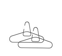 Zone Denmark Percha A-Hanger Black. set de 2