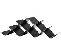 Zone Denmark Rocks - Estantería para vino (51,3 x 20 x 16,9 cm), color negro