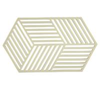 Zone Denmark Salvamanteles Hexagonal de Silicona Resistente al Calor, práctico tapete Decorativo Apto para lavavajillas, 24 x 14 cm, Pera