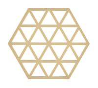 Zone Denmark Salvamanteles Triangles 14x16 cm Warm sand