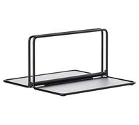 Zone Denmark Singles Servilletero de metal, 22,5 x 22,5 x 11,3 cm, color negro