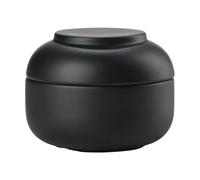 Zone Denmark Tarro con tapa Sensu Ø10.5x7.5 cm Black