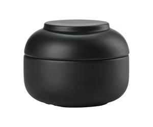 Zone Denmark Tarro con tapa Sensu Ø10.5x7.5 cm Black