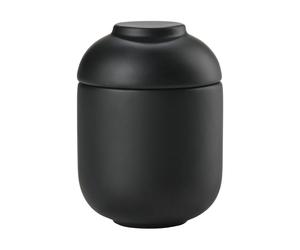 Zone Denmark Tarro con tapa Sensu Ø6.5x9 cm Black