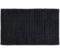 Zone Denmark Tiles alfombrilla para baño 80x50 cm rectangular negro 331847