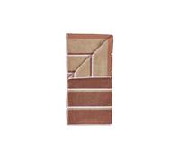 ZONE DENMARK Toalla de ducha SAUNA 70x140cm Terracota/Camello/Altramuz cobre