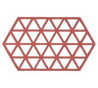Zone Denmark Triangles - Salvamanteles (24 x 14 x 0,9 cm), Color Rojo