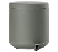 ZONE DENMARK Ume Cubo de Basura con Pedal, 19,5 x 22 cm, 4 litros, Verde Oliva, ABS/Soft Touch, 19.5 cm