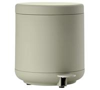 Zone Denmark Ume - Cubo de basura para baño con pedal (19,5 cm de diámetro, 22 cm de altura, 4 L, con cubo interior extraíble y cierre suave, con tapa para el baño, con cubo interior extraíble y