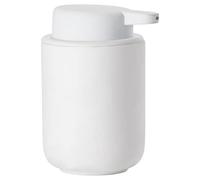 Zone Denmark Ume - Dispensador de jabón líquido de cerámica (250 ml, 12,8 cm), Color Blanco