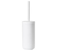 Zone Denmark Ume - Escobilla de baño (gres con Revestimiento Suave al Tacto, diámetro 10 cm, Altura 38,7 cm), Color Blanco